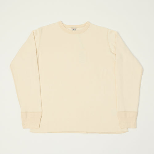 FilMelange 'Dan' Honeycomb Knit Thermal T-Shirt - Natural