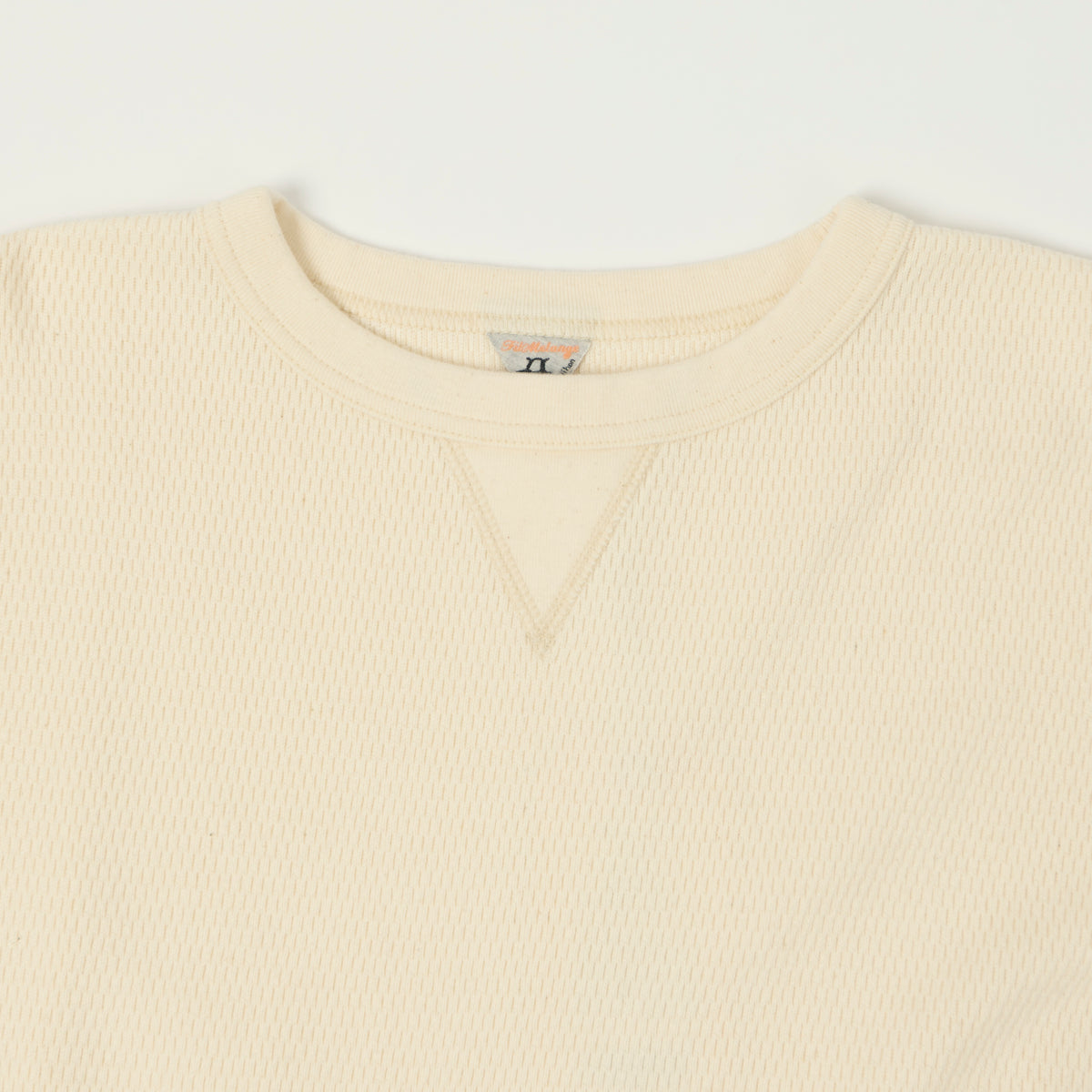 FilMelange 'Daryl' Honeycomb Knit Thermal T-Shirt - Natural
