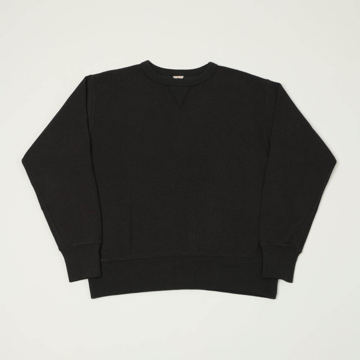 FilMelange 'Daryl' Honeycomb Knit Thermal T-Shirt - Black