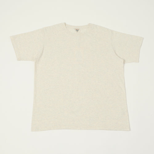FilMelange 'Dos' Short Sleeve T-Shirt - Snow Melange