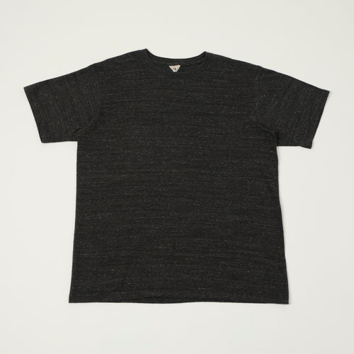 FilMelange 'Dos' Short Sleeve Tee - Black Melange