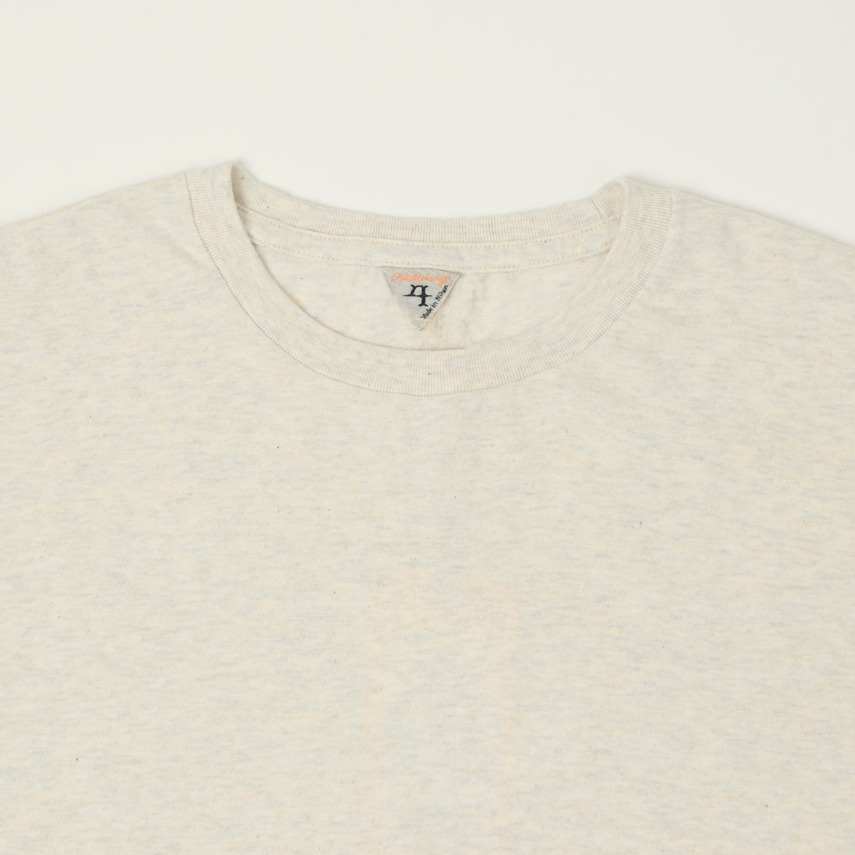 FilMelange 'Dos' Short Sleeve T-Shirt - Snow Melange