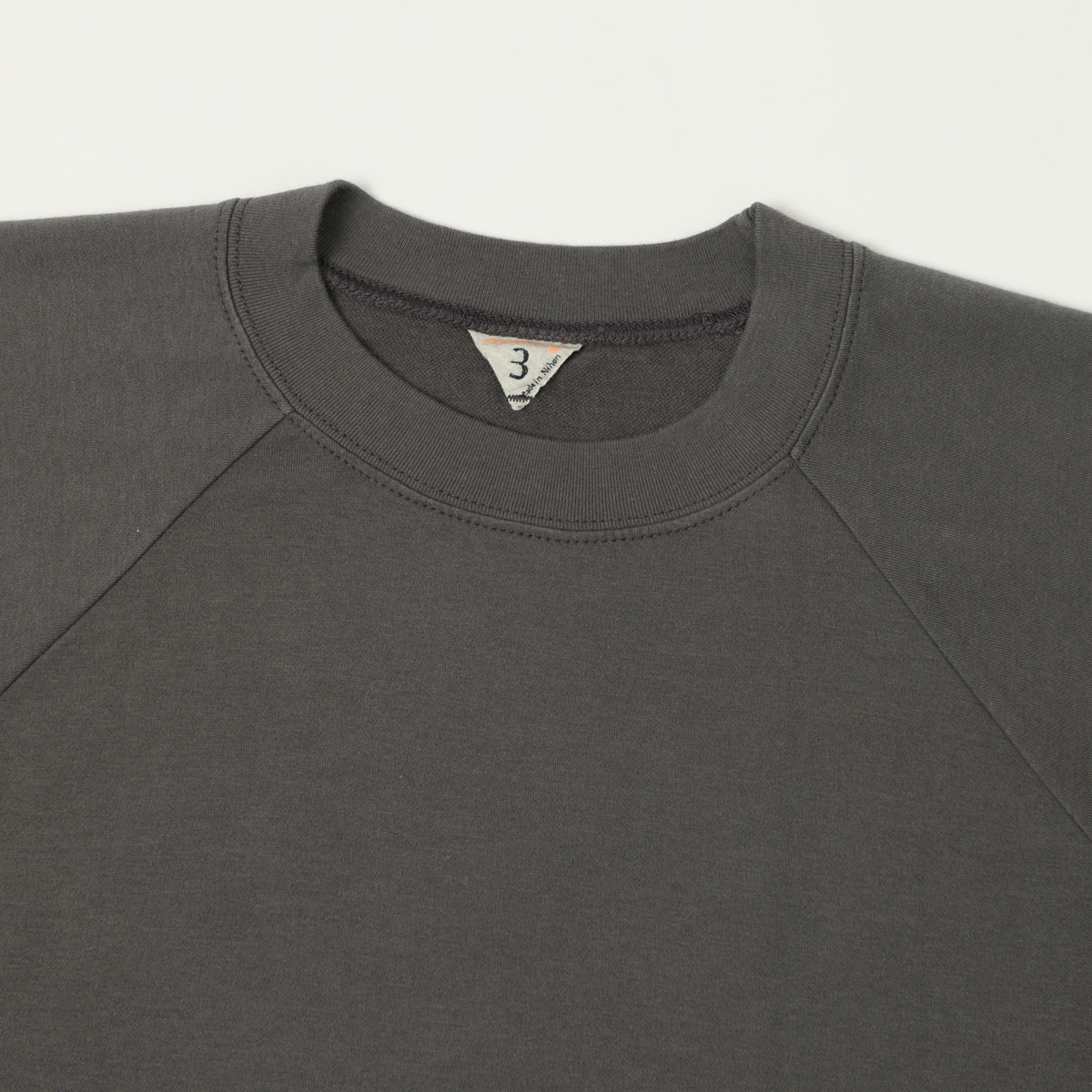 FilMelange 'Elmer' Short Sleeve Sweatshirt - Charcoal