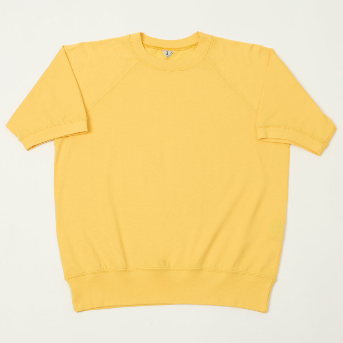 FilMelange 'Elmer' Short Sleeve Sweatshirt - Yellow