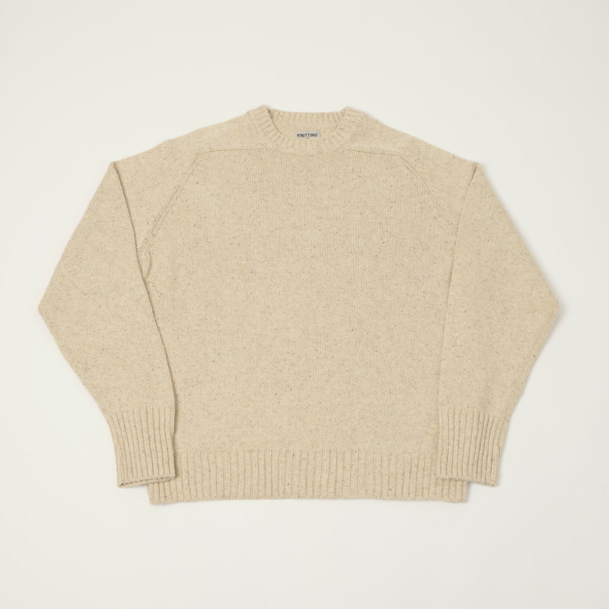 FilMelange 'Siek' Wool/Silk Knit Pullover - Beige