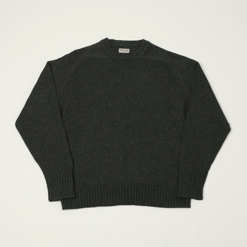 FilMelange 'Siek' Wool/Silk Knit Pullover - Moss Charcoal