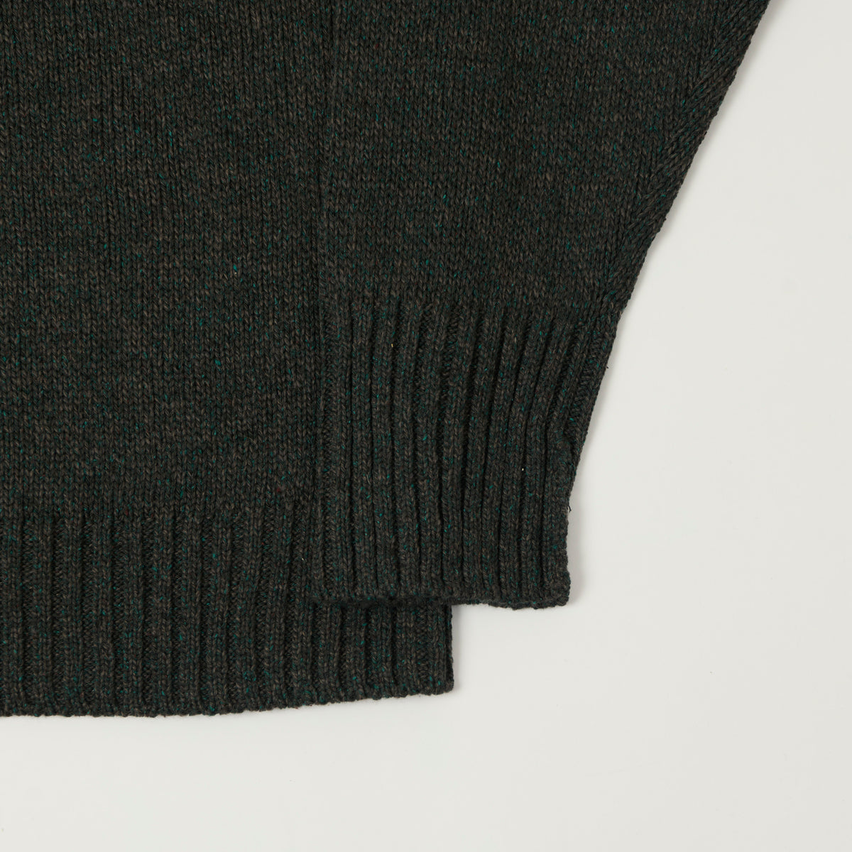 FilMelange 'Siek' Wool/Silk Knit Pullover - Moss Charcoal