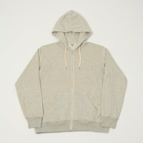 FilMelange 'Urbicus' Cashmere Zip Through Hoodie - Light Melange