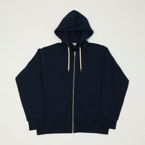 FilMelange 'Urbicus' Cashmere Zip Through Hoodie - Navy