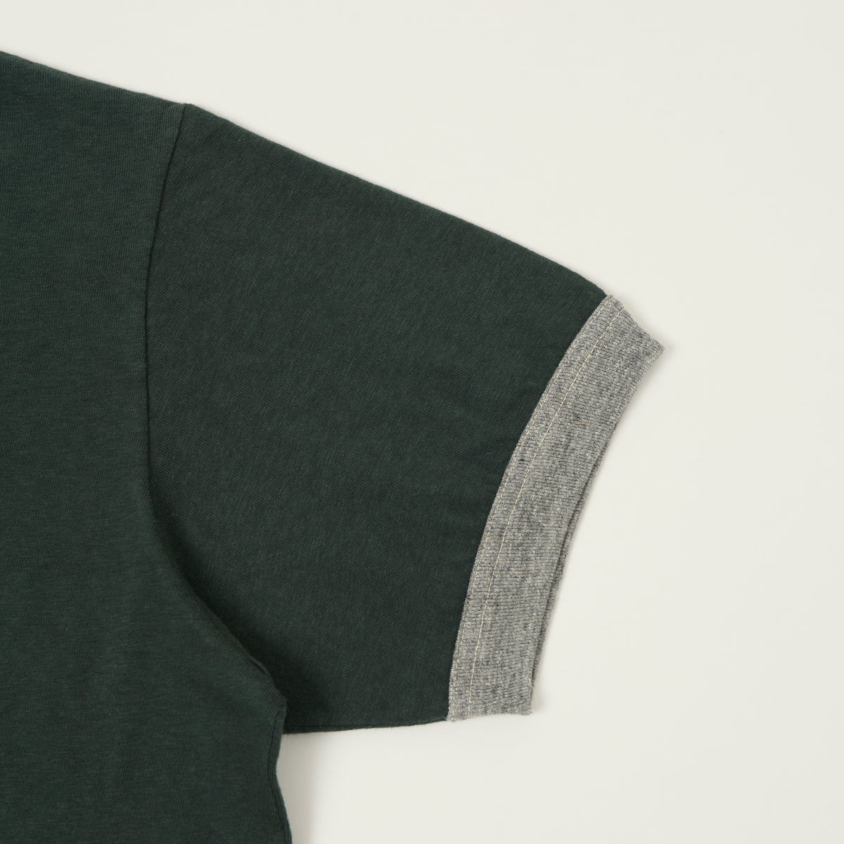 FilMelange 'Volker II' Ringer T-Shirt - Charcoal/Khaki