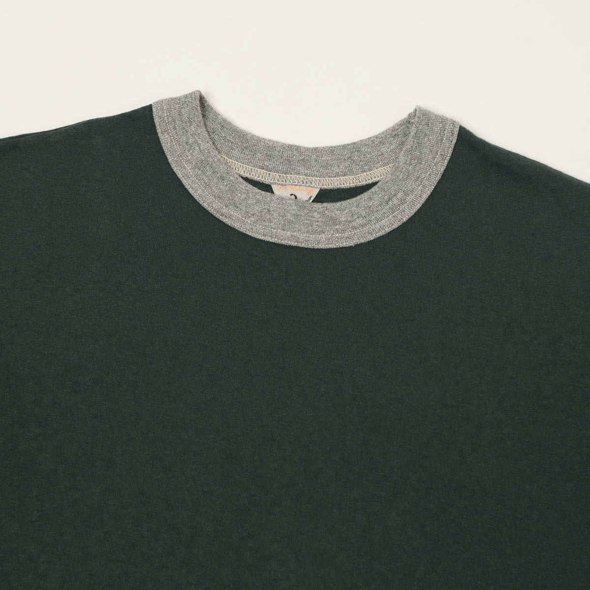 FilMelange 'Volker II' Ringer T-Shirt - Charcoal/Khaki