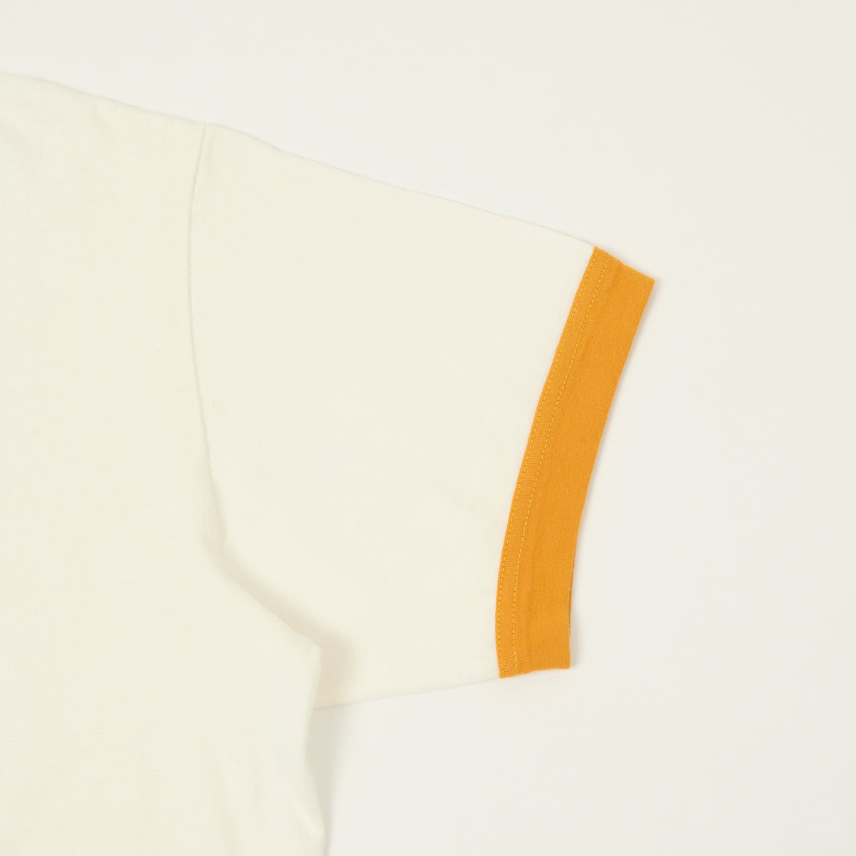 FilMelange 'Volker II' Ringer T-Shirt  - White/Peach