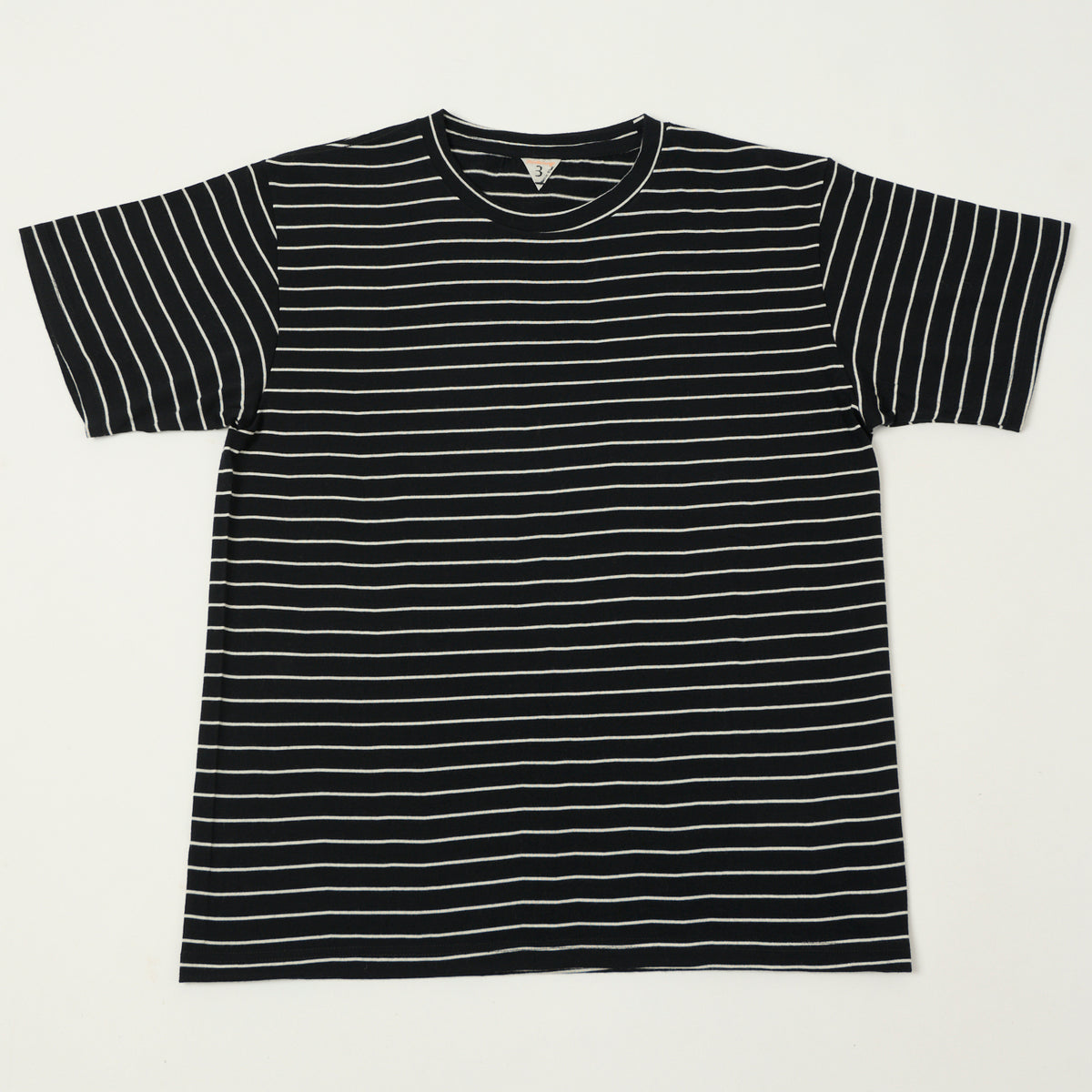 FilMelange 'Wolf' Merino Wool Tenjiku Tee - Black/White