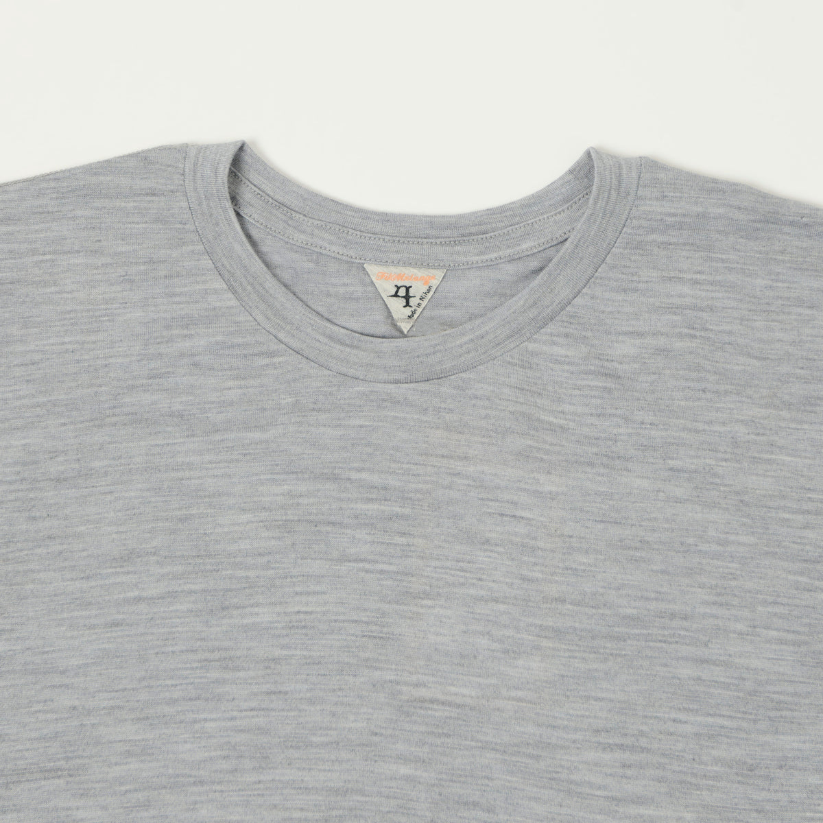 FilMelange 'Wolf' Merino Wool Tennjiku Tee - Melange