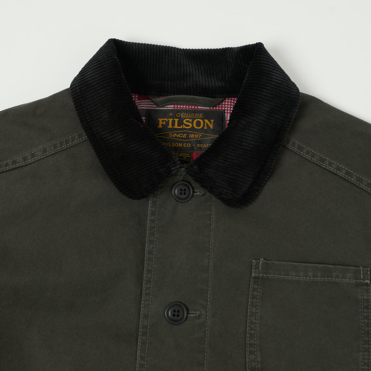 Filson Canvas Hunting Jacket - Peat