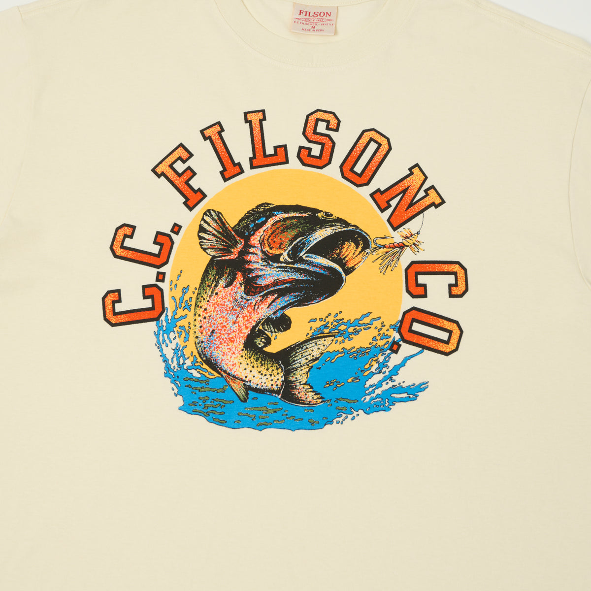 Filson 'Dry Fly' Graphic T-Shirt - Basswood