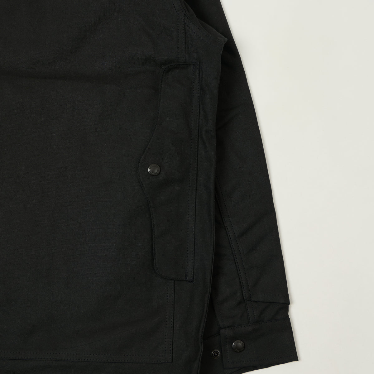Filson Lined Tin Cloth Cruiser Jacket - Black