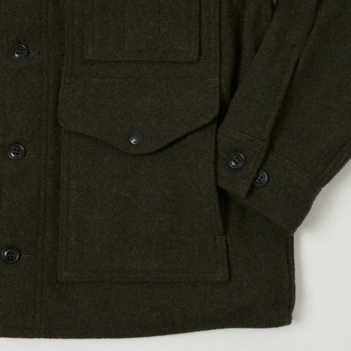 Filson Mackinaw Wool Cruiser Jacket - Forest Green