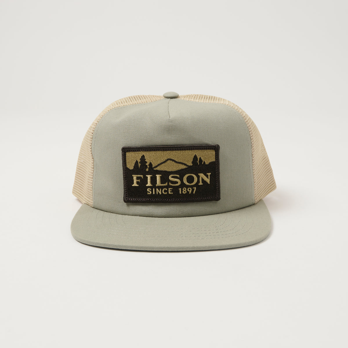 Filson 'Scenic' Mesh Trucker Cap - Sage/Khaki