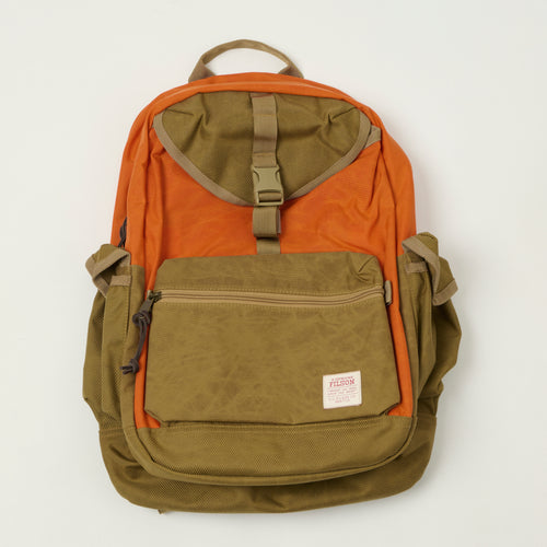 Filson Cordura 'Surveyor' Backpack - Dark Tan/Flame