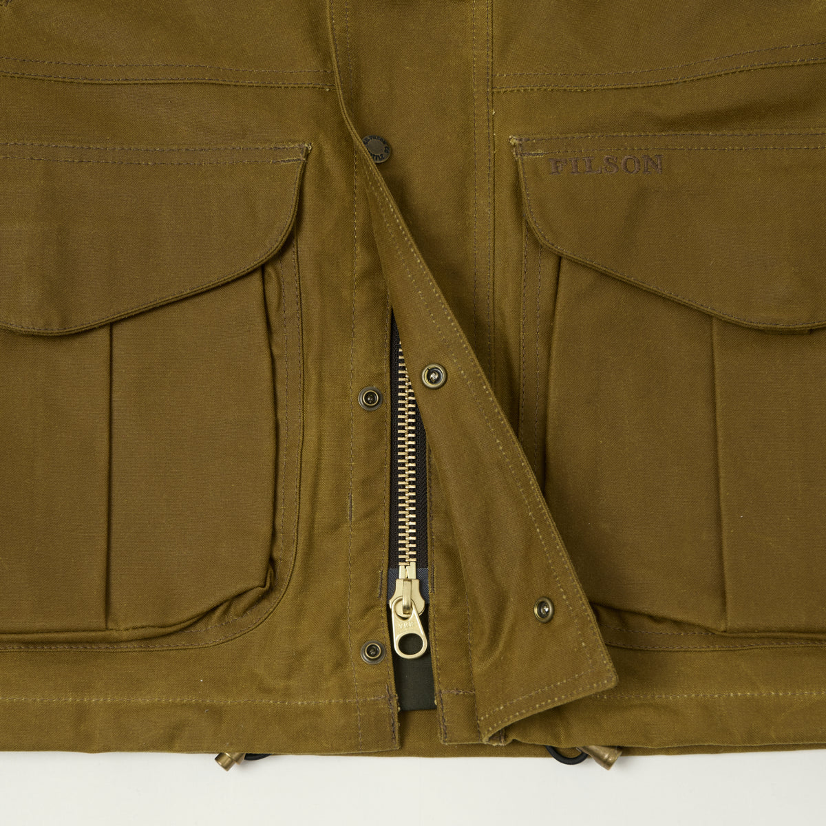 Filson Tin Cloth Field Jacket - Dark Tan