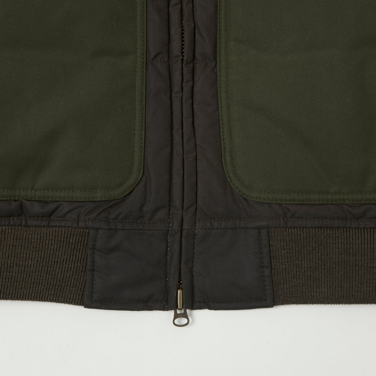 Filson Waxed Down Bomber Jacket - Otter Green