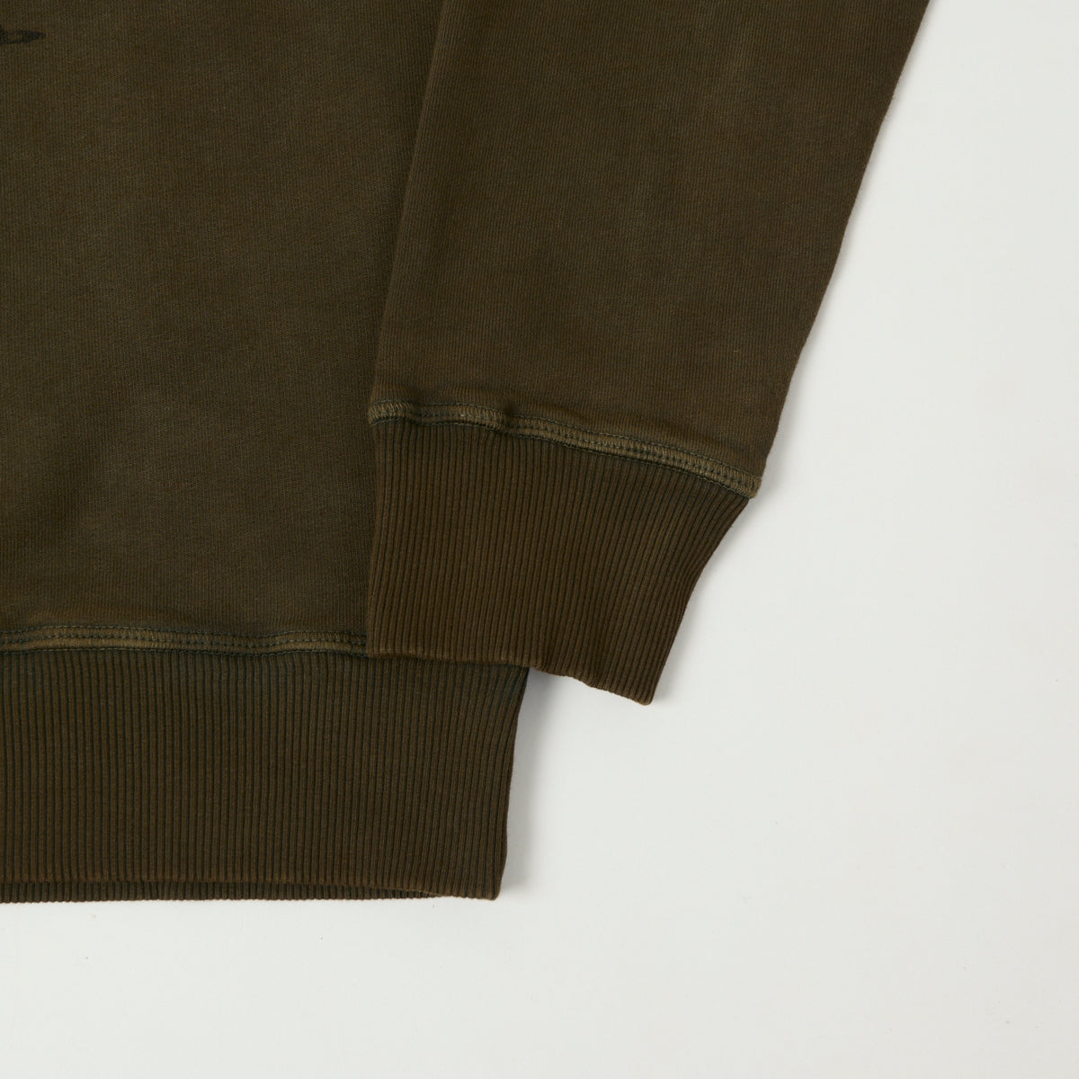 Flea-T 1950s Raglan Sleeve 'Rebel Mickey' Sweatshirt - Brown