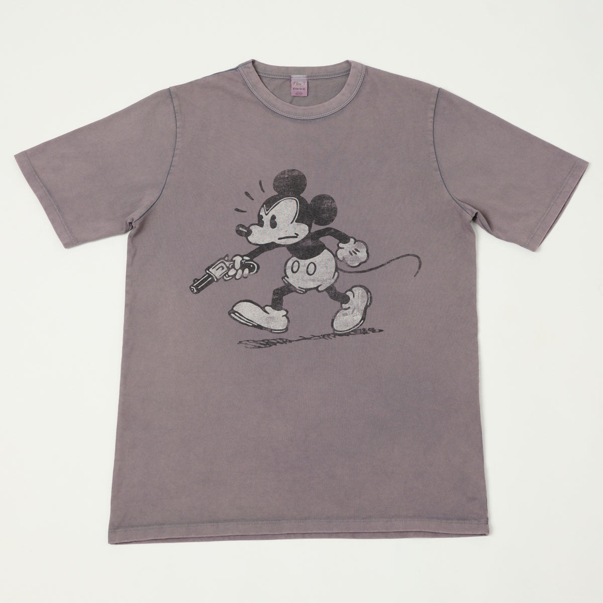 Flea-T 1950s 'Rebel Mickey' T-Shirt - Navy