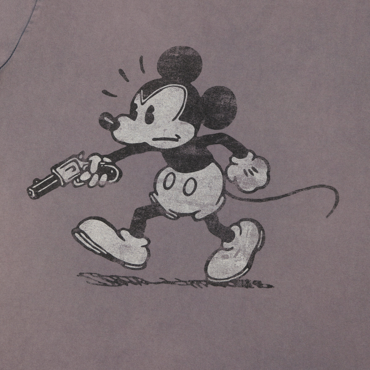 Flea-T 1950s 'Rebel Mickey' T-Shirt - Navy