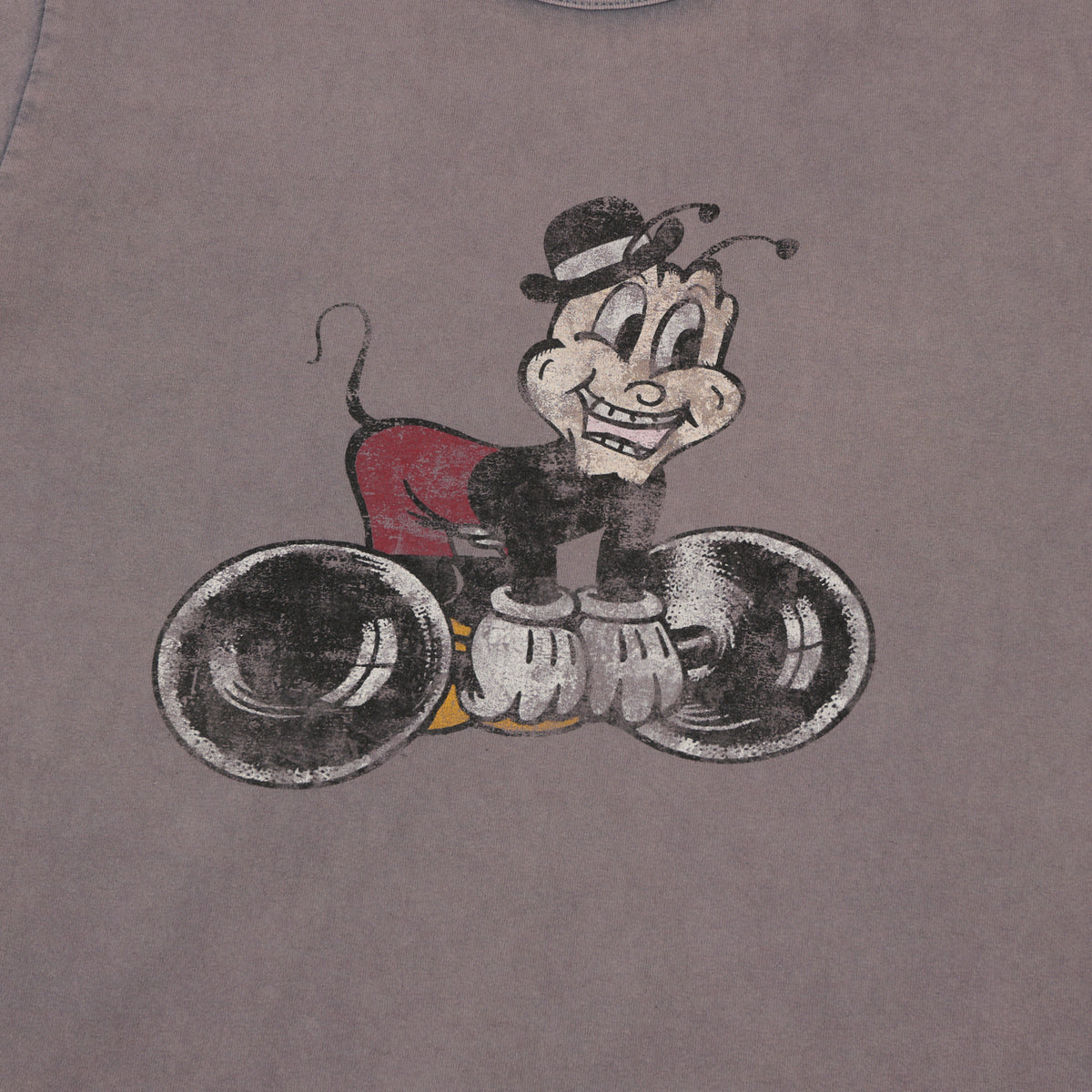 Flea-T 1950s 'Macho Mr. Flea' T-Shirt - Navy