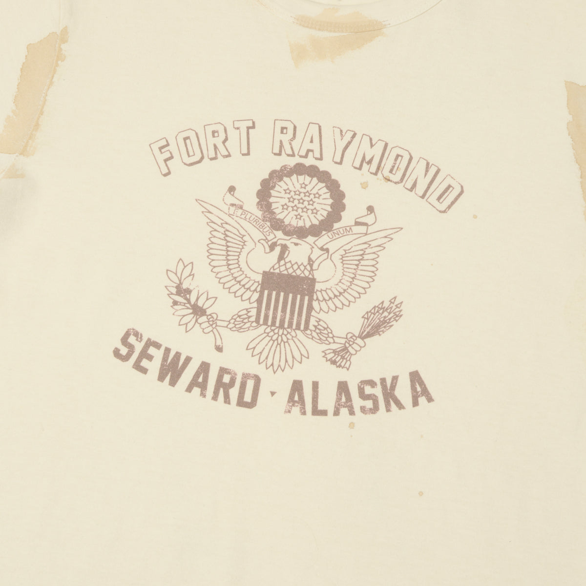 Flea-T 1950s 'Fort Raymond' T-Shirt - White