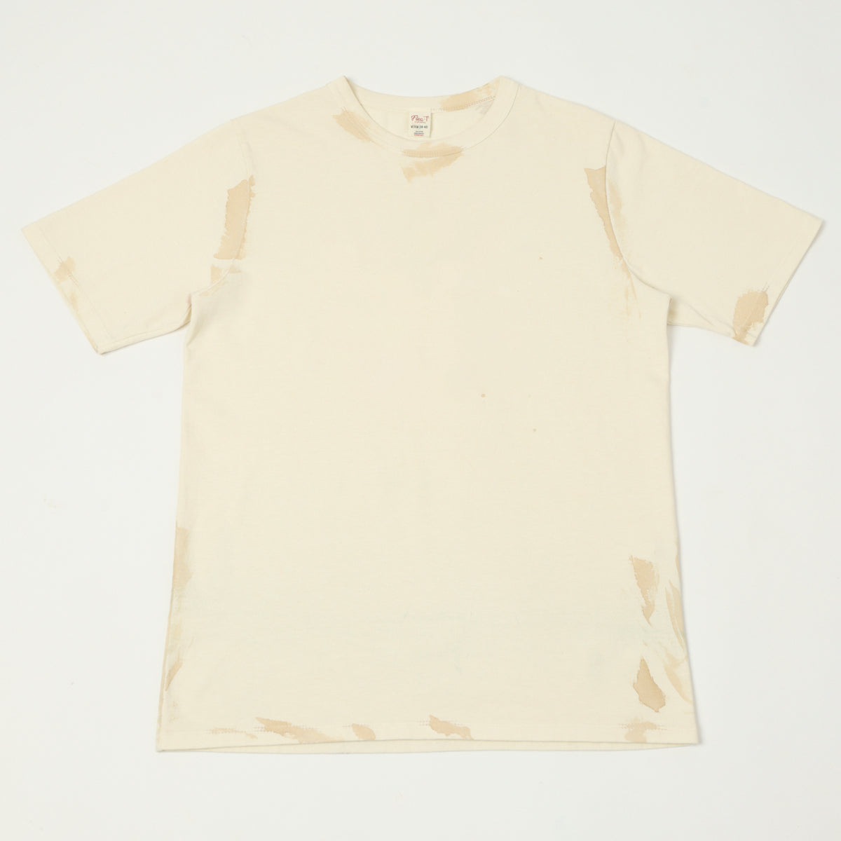 Flea-T 1950s 'Vintage' Wash T-Shirt - White