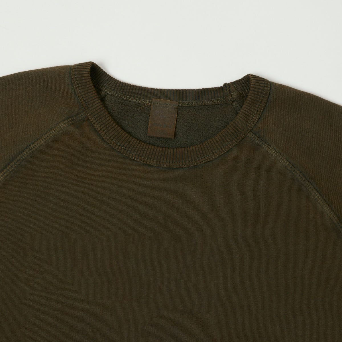 Flea-T 1950s Raglan Sleeve Sweatshirt - Brown