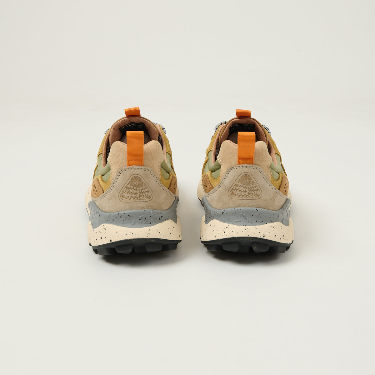 Flower Mountain Yamano 3 Suede/Nylon Sneaker - Grey/Light Brown/Beige