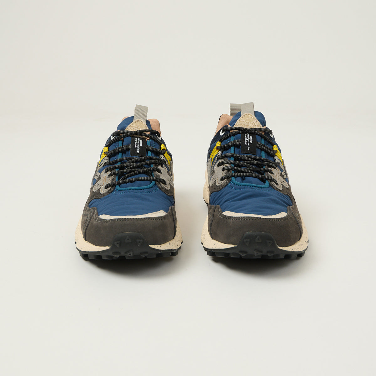 Flower Mountain Yamano 3 Suede/Nylon Sneaker - Grey/Navy