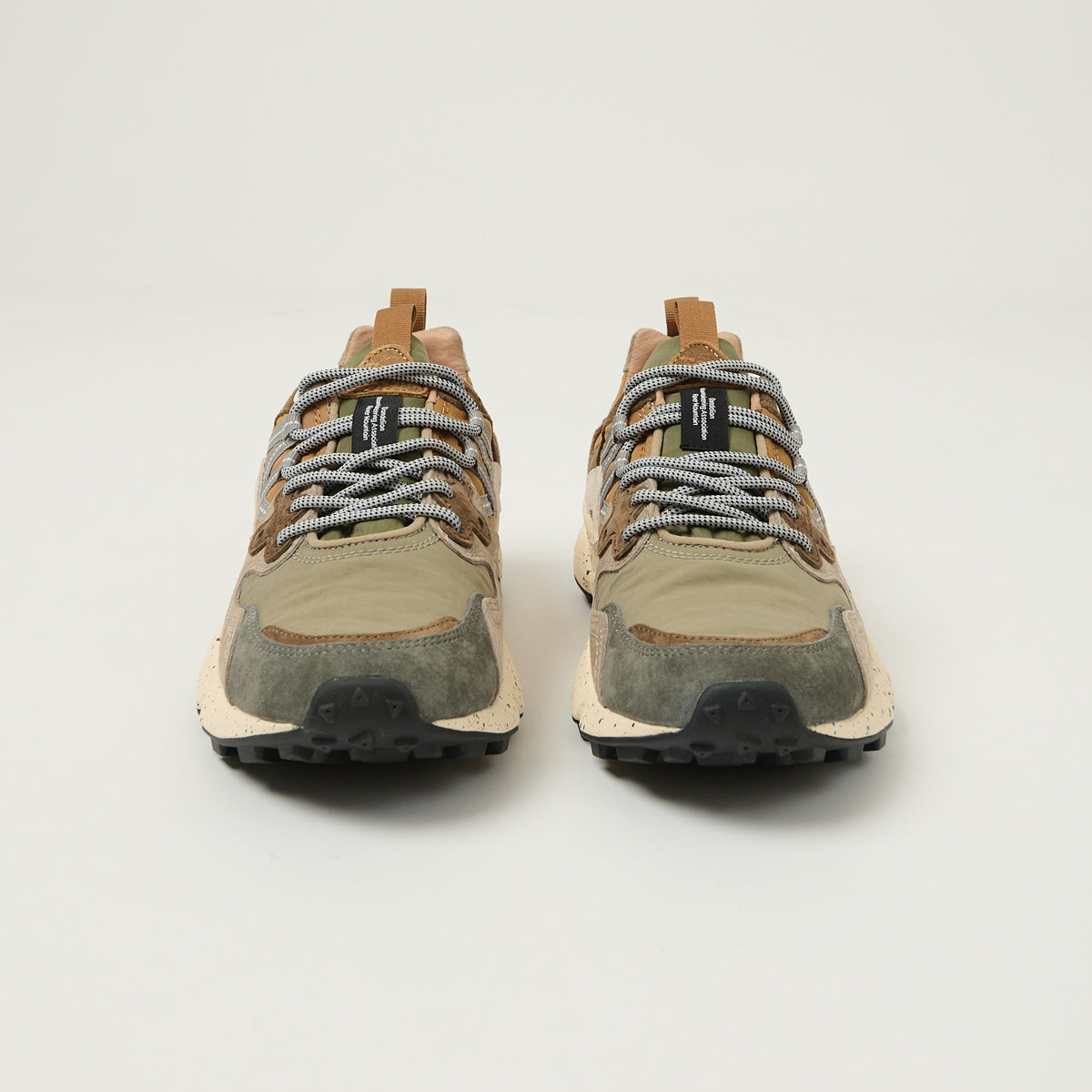 Flower Mountain Yamano 3 Suede/Nylon Sneaker - Grey/Onion