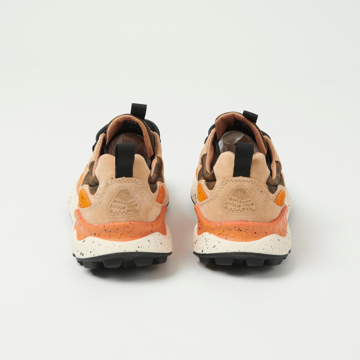 Flower Mountain Yamano 3 Suede/Nylon/Animal Sneaker - Beige/Brown