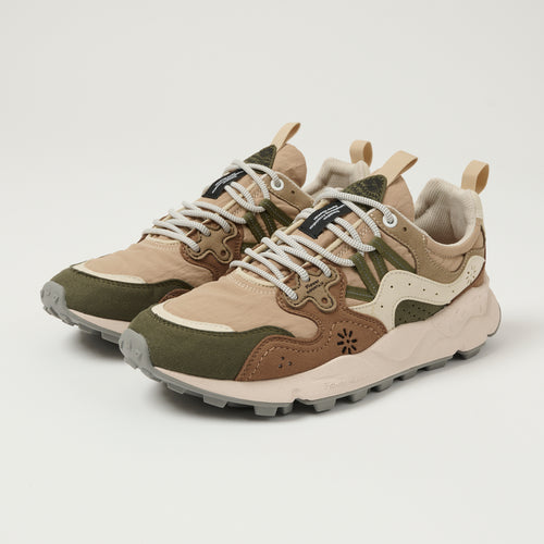 Flower Mountain Yamano 3 'Kaiso' Eco Suede Sneaker - Dark Grey/Sand