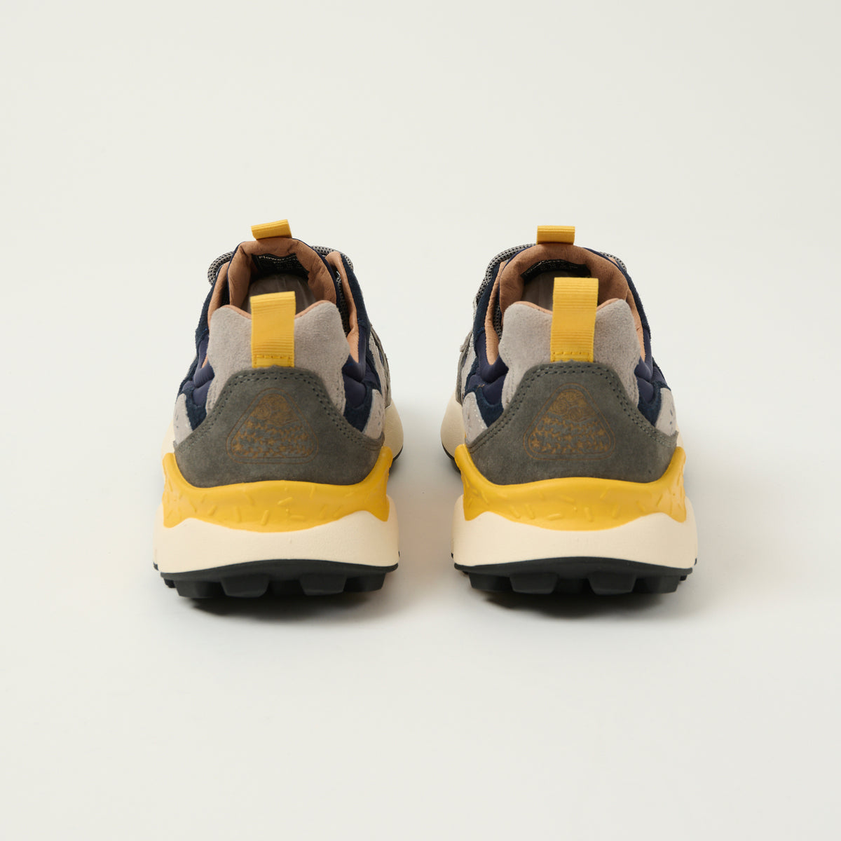 Flower Mountain Yamano 3 Man Suede/Nylon Sneaker - Navy/Blue/Grey