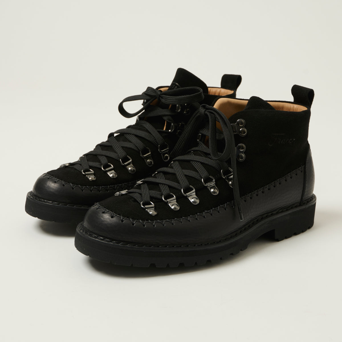 Fracap Magnifico M120 Indian Boots - Black Suede