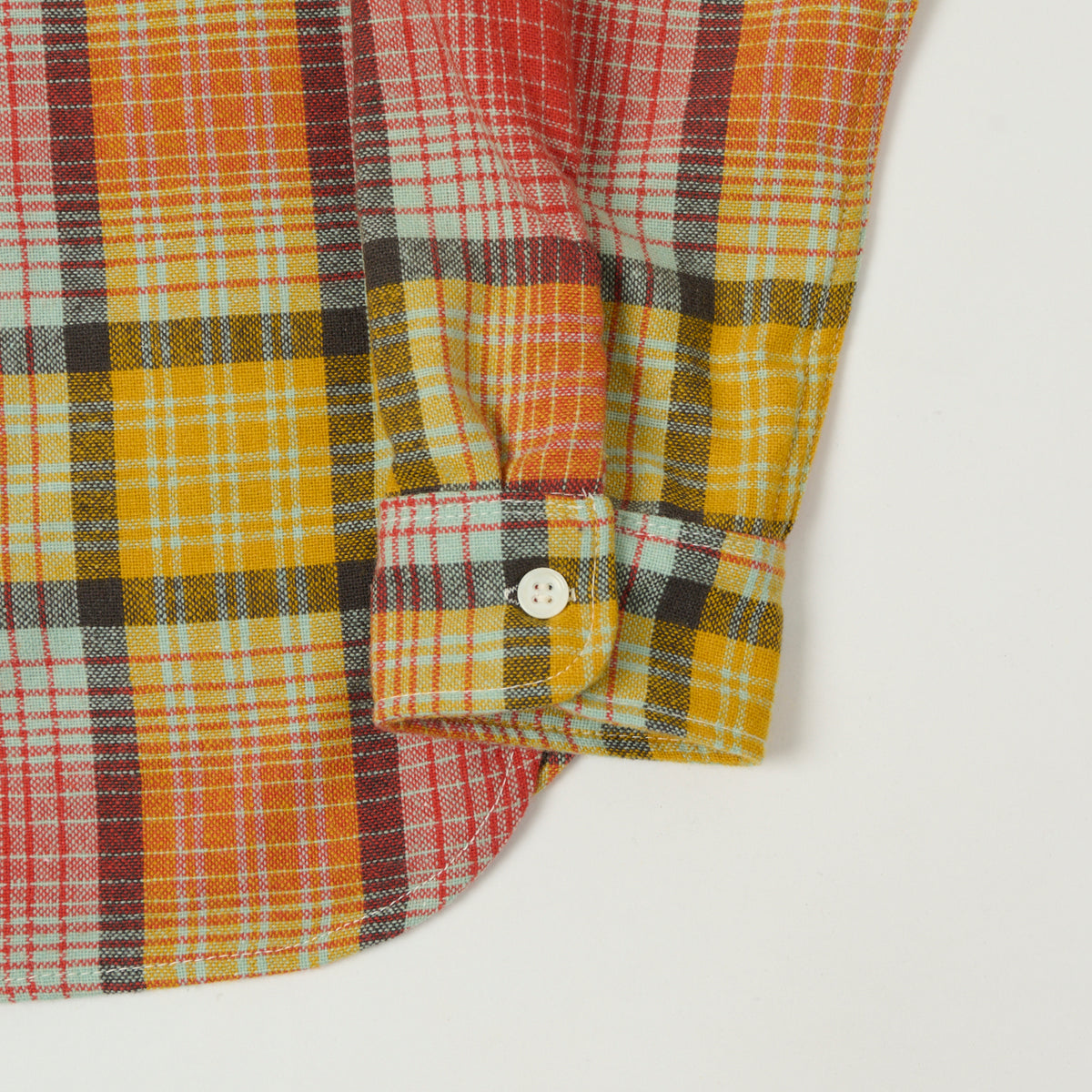 Freenote Cloth 'Benson' Palomar Wool Plaid Shirt - Yellow