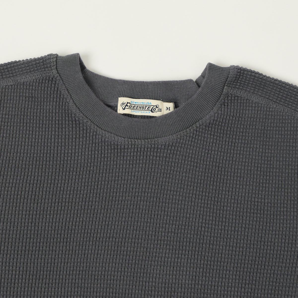 Freenote Cloth Waffle Knit Thermal T-Shirt - Midnight