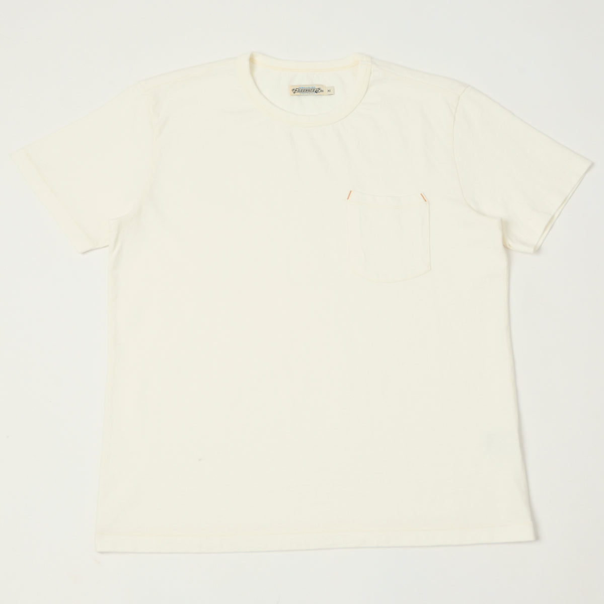 Freenote Cloth 13oz Pocket T-Shirt - White