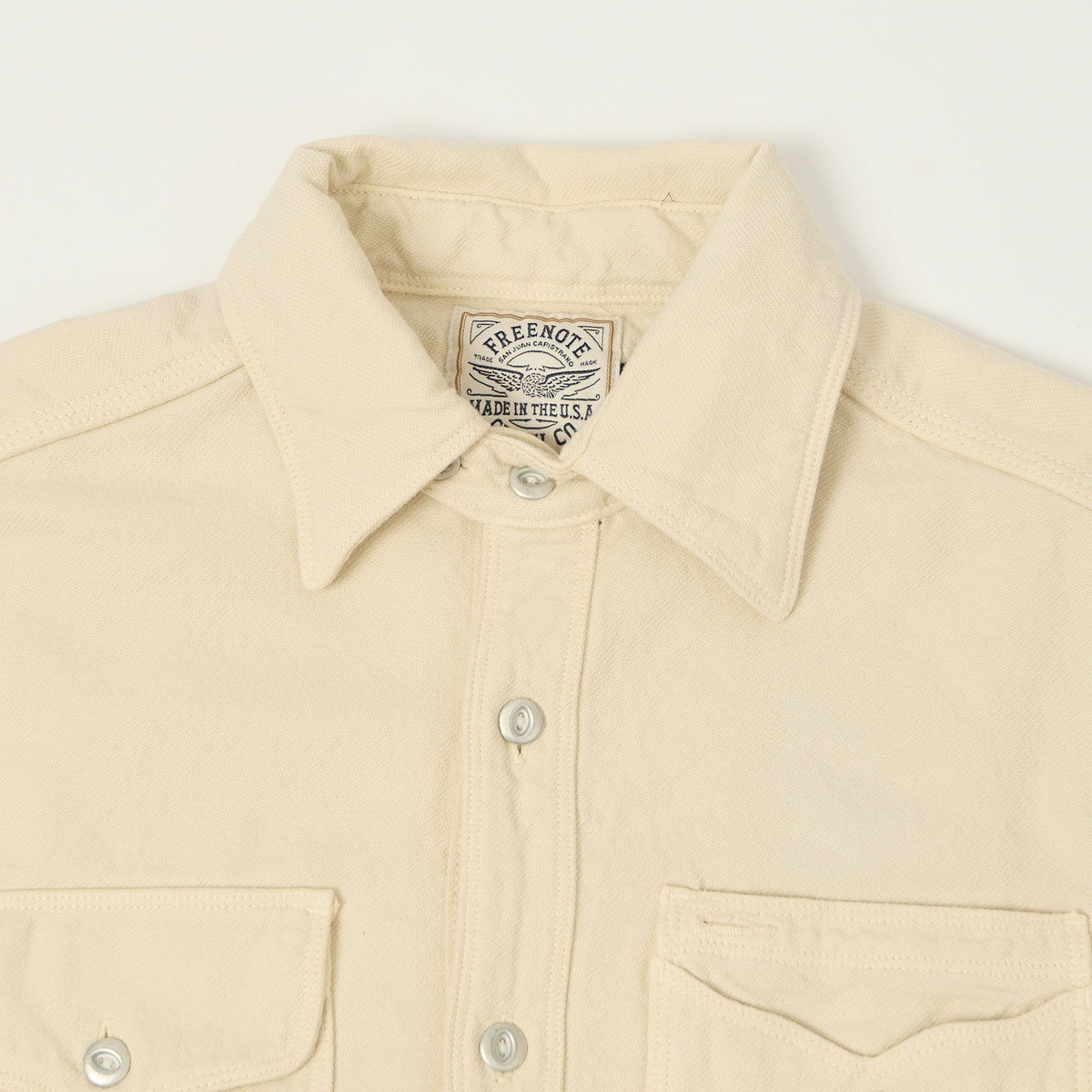 Freenote Cloth 'Lambert' Work Shirt - Natural