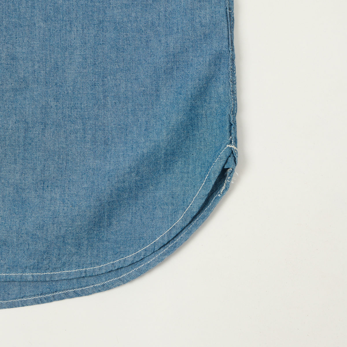 Freenote Cloth 'Dayton' Short Sleeve Chambray Shirt - Blue