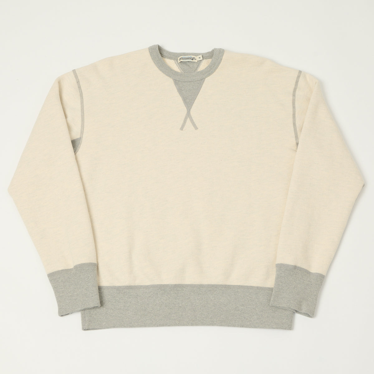 Freenote Cloth Deck Sweatshirt - Natural/Grey