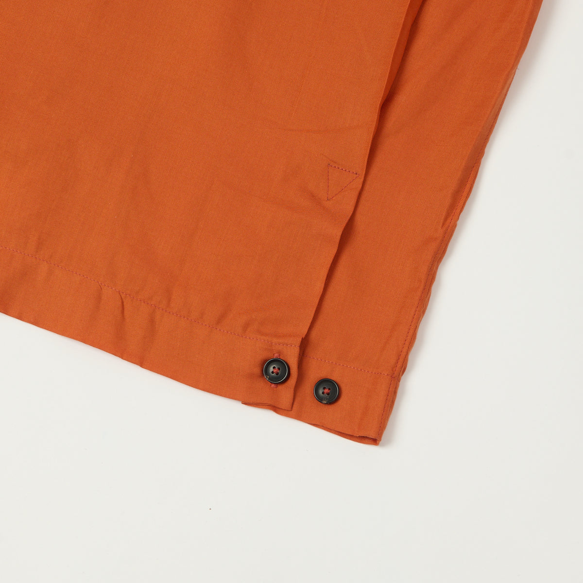 Freenote Cloth 'Jove' Short Sleeve Shirt - Orange