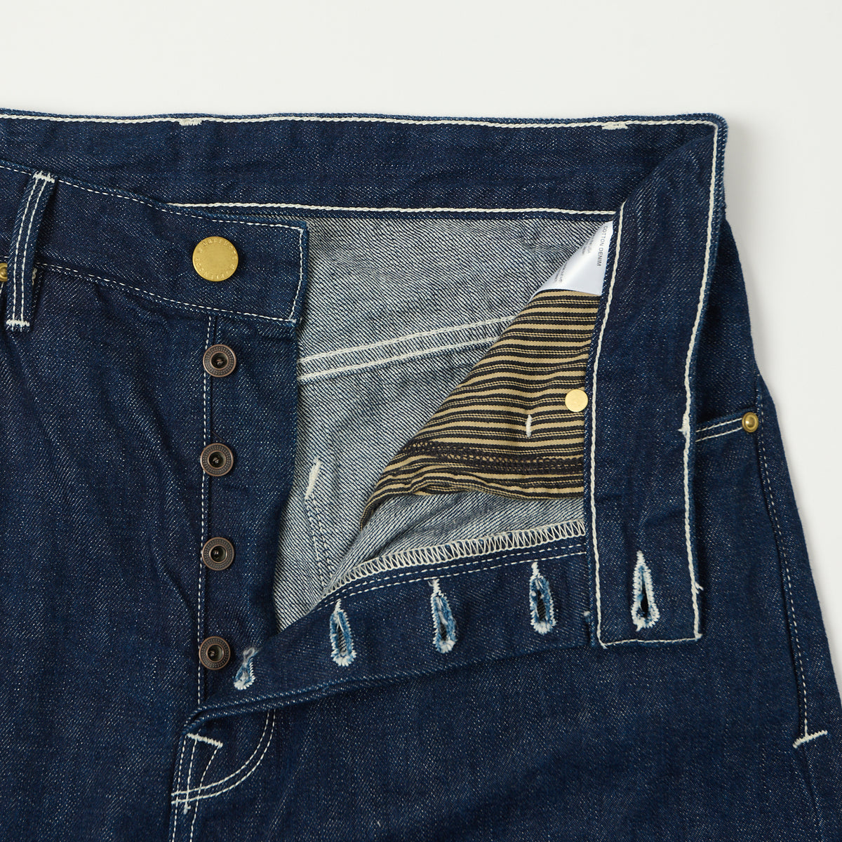 Freenote Cloth 'Modesto' 11oz Memphis Blue Denim Jeans - One Wash
