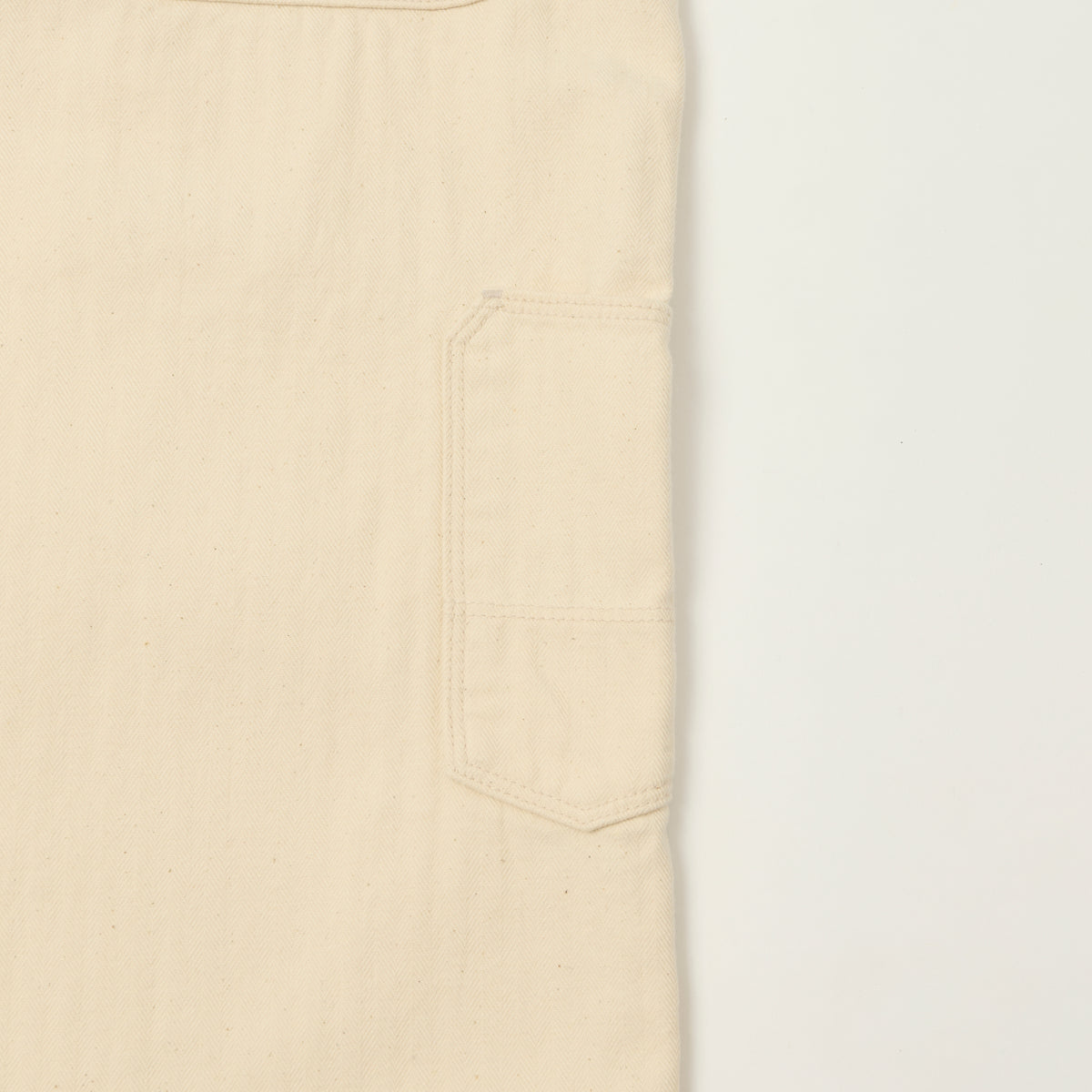 Freenote Cloth 'Ortega' 13oz Herringbone Trousers - Natural