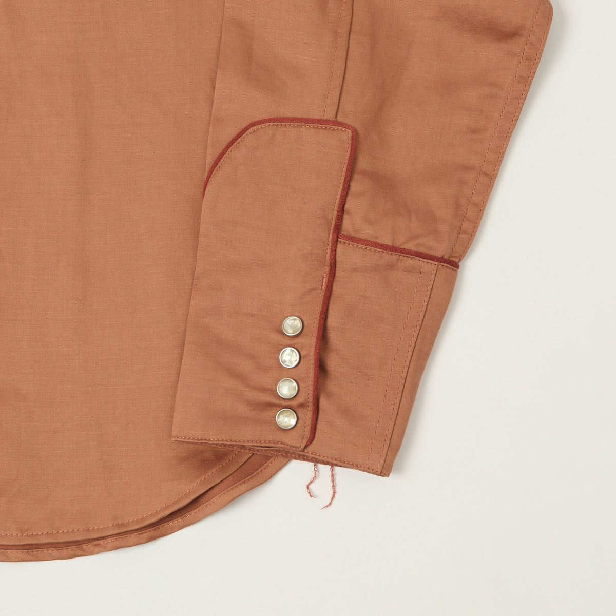 Freenote Cloth 'Rambler Honky Tonk' Western Shirt - Terracotta